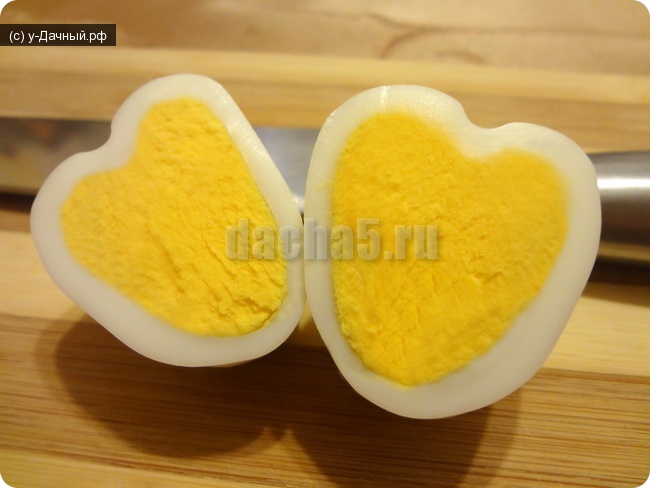 сердечко из яйца сердечко из яйца