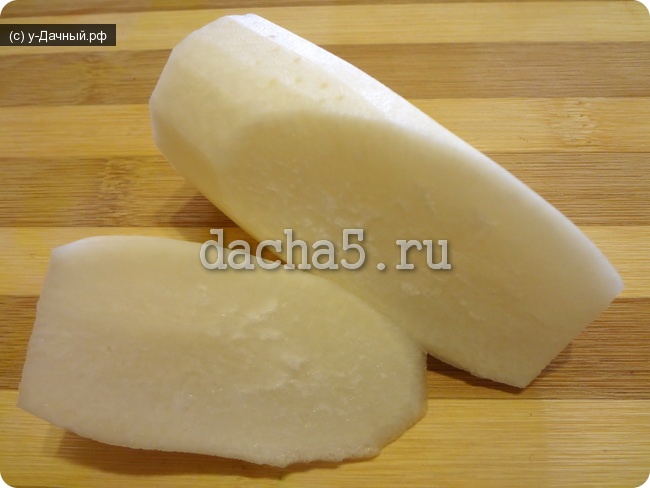 разрезаем по диагонали